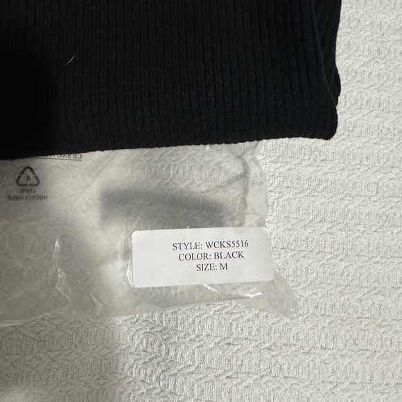 Enza Black Wool Cashmere Turtleneck Dress - Picture 5 of 6